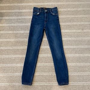 Zara Ultra High Rise Skinny Jeans